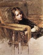 John William Waterhouse The Easy Chair oil on canvas